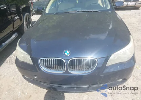 2007 BMW 525I из США, поврежденный, VIN WBANE53547CW61936